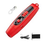 zwxqe Whistle elettronico, multi-purpose Whistling Gadget, Adjustable 3 Different Loud Handheld, Outdoor Sports Safety Whistle, USB ricaricabile con cordino e luce per referee