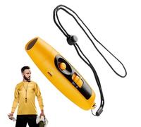 zwxqe Whistle elettronico, multi-purpose Whistling Gadget, Adjustable 3 Different Loud Handheld, Outdoor Sports Safety Whistle, USB ricaricabile con cordino e luce per referee