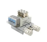 ZWXYKQBXG Combinazione di elettrovalvole Tipo SMC SY3120 Valvola di Controllo a Cilindro Singolo Controllato elettronicamente SY3120-5LZD-M5 SY3120-6LZD-M5(Sy3120-5lzd-m5 6mm,3 Stations)