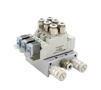 ZWXYKQBXG Combinazione di elettrovalvole Tipo SY5120 SMC Valvola di Controllo a Cilindro Singolo Controllato elettronicamente SY5120-5LZD-01 SY5120-6LZD-01(Sy5120-5lzd-01 6mm,3 Stations)