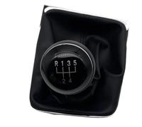 ZWYUEEO Manuale Cambio Pomello Del Cambio Auto 5-6 Marce MT, Leva Del Cambio Completa, Cuffia Per Golf 7 MK7 2013-2017(5 Speed)