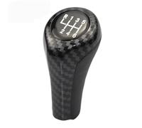 ZWYUEEO Schaltknauf-Adapter Per BMW Per Serie 1, 3, 5, 6 E46 E53 E60 E61 E63 E65 E81 E82 E83 E87 E90 E91 E92 X1 X3 X5 Pomello Del Cambio Cromato Opaco 5/6 Velocità(Carbon-5 Speed)