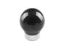 ZWYUEEO Schaltknauf-Adapter Pomello Del Cambio In Vera Fibra Di Carbonio, Leva Del Cambio Manuale, Pomello Con Maniglia A Forma Di Sfera Rotonda(No logo Ball shape 2)