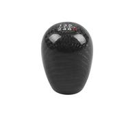 ZWYUEEO Schaltknauf-Adapter Pomello Del Cambio In Vera Fibra Di Carbonio, Leva Del Cambio Manuale, Pomello Con Maniglia A Forma Di Sfera Rotonda(6speed black)