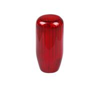 ZWYUEEO Schaltknauf-Adapter Pomello Del Cambio In Vera Fibra Di Carbonio, Leva Del Cambio Manuale, Pomello Con Maniglia A Forma Di Sfera Rotonda(73MM red)
