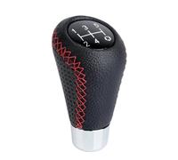 ZWYUEEO Schaltknauf-Adapter Pomello Del Cambio Universale A 5 Velocità Con Cuciture Rosse In PU Per Auto, Leva Del Cambio Manuale M8, M10, M11 E M12.(Red)