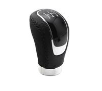 ZWYUEEO Schaltknauf-Adapter Pomello Del Cambio Universale A 5 Velocità Con Cuciture Rosse In PU Per Auto, Leva Del Cambio Manuale M8 M10 M11 M12(Black)