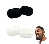 ZWZNBL Esercizio della mascella 4 pezzi, allenatore Muscolare della Linea della mascella, Strumento di Masticazione del Viso del Collo per rafforzare e stringere la Linea della mascella e del Collo