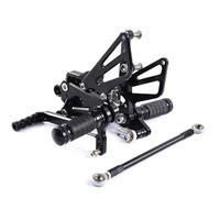 ZX10R ZX-10R 2004 2005 MOTORCYCLE REGOLABILE SET PEG PEGS PEGALE CNC PETURA DI ALLUMINUM POSSI