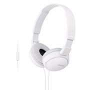 Sony MDR-ZX110AP Cuffie con Microfono, Bianco