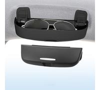 ZXAJDWNU Custodia Porta Occhiali Auto ABS per Land Rover Range Rover Sport 2008-2024, Parasole Occhiali da Sole Porta Occhiali da Sole Scatola Organizer Interni Accessorior,Black