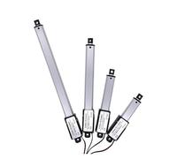 ZXAOMMBEA Attuatore lineare Elettrico Micro DC 12V da 30 mm/50 mm/100 mm/150 mm, Controller Motore N/60 N/150 N, Mini Asta di Spinta elettrica(30mm,120N 6mm s)