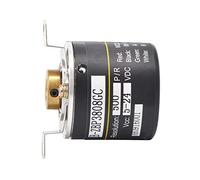 ZXAOMMBEA Encoder Interruttore 38mm rotativo incrementale 8mm Interruttore Ottico fotoelettrico Semi Albero Cavo 10-1024-1800-2500-3600 PPR 5-24VDC(Cable Side Outlet,Note Pulse)