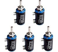 ZXAOMMBEA Encoder Rotante WXD3-13-2W 10K 100/02/470/680 Ohm WXD3-13 2W Potenziometro Multi-Turn wirewound 1K 2.2K 4.7K 5.6K 6.8K 47K 100K Interruttore(680 Ohm)