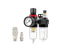 ZXAOMMBEA Filtro AFC2000 for compressore separatore Acqua Olio regolatore Trappola for Aria valvola di riduzione Pressione con Pistola a spruzzo(20 PCS,AFC2000+EU SM-PM)