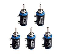 ZXAOMMBEA Interruttore Encoder WXD3-13-2W 10K 100/220/470/680 Ohm WXD3-13 2W Potenziometro multigiro a Filo 1K 2.2K 4.7K 5.6K 6.8K 47K 100K Rotary Switch(1K Ohm)