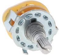 ZXAOMMBEA Montaggio del Pannello dell'albero Encoder Rotante 2p5t Banda selettore dell'interruttore 2 Posizione 5 RS25