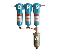 ZXAOMMBEA Separatore d'Acqua for compressore d'Aria e Olio 015 Filtro essiccatore di precisione for Aria compressa Industriale ad Alta efficienza 015QPSC(Set A)