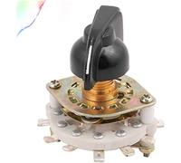 ZXAOMMBEA Switch Encoder KCZ 1 Polo 6/7/8/9/10 Canale a Banda di Posizione Selettore Interruttore Rotante con Cappuccio(1 Pole 8 Position)