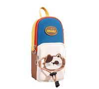 Zxarunas astucci Astuccio portapenne grande con capacità La scuola inizia, 3D, astuccio portapenne, organizer, con manici, Compatible with ragazze astuccio portapenne(Color3)