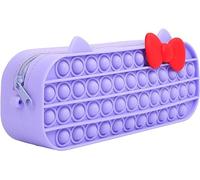 Zxarunas Astuccio per matite Astuccio per bambini Giocattolo in silicone Stress Relief Pen Pouch Pen Pouch Holder Box Astuccio per matite Astuccio per matite Adatto Borsa cosmetica Cilindro portapenne