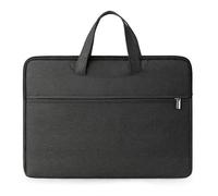 Zxarunas Borsa for laptop da 16 pollici Tessuto resistente ai graffi Doppi manici robusti, compatibile con laptop da 15,6 pollici Valigetta(Svart)