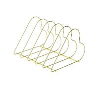 Zxarunas Desktop portariviste a forma di cuore in ferro art porta libri | Portariviste verticale for l'arredamento dell'ufficio scolastico