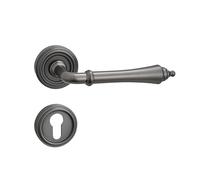 Zxarunas Entry Door Handle with Lock For Front Entrance and Bedrooms Vintage Magnetic Mute Split Lock set maniglie(Color2)