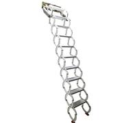 Zxarunas Scale della soffitta Scala del soppalco attico, Stretta Tira per Parete Scale di soffitta Scale Pieghevole gradini Estensione Estensione Manuale delle Scale Scala per soppalco