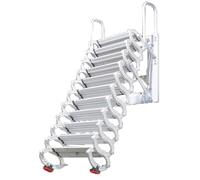 Zxarunas Scale della soffitta Scale a Parete a Loft Montate Telescopic Scale in Lega in Acciaio Scala Attico Scale Attico Orso Orso Nascosto Acciaio Scala per soppalco