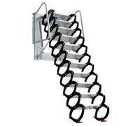 Zxarunas Scale della soffitta Scale di soffitta, Scala a Loft Pieghevole montata a Parete, Scale di soffitta a Retrattile Scale di soffitta in Acciaio Bianco a Freddo Scala per soppalco