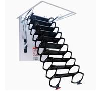 Zxarunas Scale della soffitta Scale manuali su soffitto a soppalderla Scale di soffitto Pieghevole Tira Giù la Scala a soppalco Ladder Titanio magnesio Acciaio Scala per soppalco