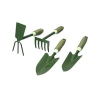 Zxarunas Set di Attrezzi da Giardino Il Set di Attrezzi da Giardinaggio Resistenti da 4 Pezzi Include Pala da Giardino, cazzuola for trapianto e rastrello a Mano