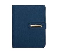 Zxarunas taccuino appunti 5 confezioni di quaderni A7, diario di scrittura a fogli mobili, quaderno tascabile portatile, quaderno di parole in inglese, da portare con sé for lavoro taccuino(Blauw)