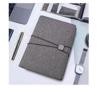 Zxarunas taccuino appunti Quaderno A5 8,38 × 5,38 pollici, elastico staccabile, superficie in tessuto a tre pieghe for lavoro, blocco note, diari contabili aziendali taccuino