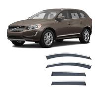ZXBL 1 Set Auto Deflettori d'Aria per Volvo XC60 MK1 2008-2017, Striscia di Protezione Antipioggia per Finestre Anteriori Posteriori Parapioggia