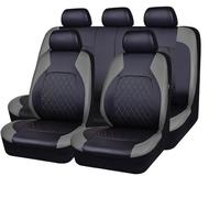 ZXBL 9 Pezzi Auto Set Coprisedili per Skoda Karoq 2018-2023, Set Copri-Sedile Accessori Auto Interno per Anteriori e Posteriori,B-Grey