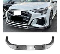ZXBL Auto Spoiler Frontali per Audi A3 8Y S3 2021 2022 2023,Paraurti Anteriore Splitter Spoiler Lama Labbro Paraurti Anteriore,Normal-Carbon Fiber Look