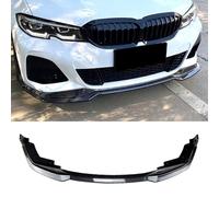 ZXBL Auto Spoiler Frontali per BMW 3er G20 M Pack 2019 2020 2021 2022 320i 330i,Paraurti Anteriore Splitter Spoiler Lama Labbro Paraurti Anteriore,Normal-Carbon Fiber Look