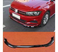 ZXBL Auto Spoiler Frontali per VW Polo MK6 AW Standard TSI TDI 2018-2022,Paraurti Anteriore Splitter Spoiler Lama Labbro Paraurti Anteriore