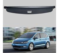 ZXBL Copri Bagagliaio Telo Retrattile per VW TOURAN 2016-2022, Nero Portabagagli Posteriore Tronco Privacy Cappelliera, Auto Accessori Interni