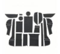 ZXBL Tappetino Console Centrale Tappetini in Gomma per Lexus RX 2023, Imbottitura per Cucitura Porta Accessori Sottobicchieri,White