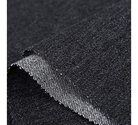 ZXC Tessuto Denim Jeans Denim 100% Cotone Largo 150 cm Blu Utilizzato per Cucire Vestiti,Jeans Popolari,Cuscini per Cucire,Tende E Accessori per La Casa,1m Venduto al Metro(Color:Nero)