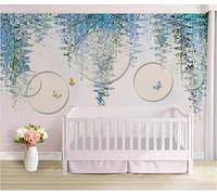 ZXCHEE Carta Da Parati 3D Astratto Vigna Cerchio Fotomurali Gigante Design Muro Poster Decorazione -ZX25042-300x210cm