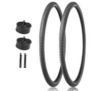 ZXCLTR 700x41c Set di Camere d'Aria per Bicicletta, Camere d'Aria in Gomma Butilica Antiforatura per Pneumatici per Montagna | Kit 2 Pneumatici + 2 Camere d'Aria