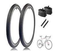 ZXCLTR Set di 2 Pneumatici for Bici da Strada: Pneumatici for Bicicletta con Doppio Battistrada Antiforatura 700x25C/28C/32C/35C/38C/40C, Battistrada Antiforatura Run Flat(700x28C)