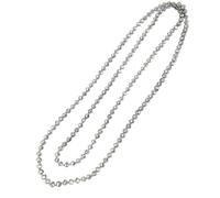 zxcs Collana in Vetro Lungo Classico 60 "Collana annodata Singolo Filo sfaccettato Perline di Cristallo in Vetro Nero e Rosso