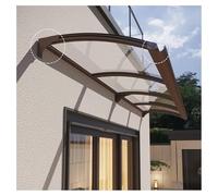 ZXCVASDF Pensilina tettoia,pensilina da Esterno,Tendalino for Finestra,pensiline for Esterno,tendalino Ingresso Anteriore, Base in Acciaio al Carbonio,con Grande Lavello(100x400cm/39x158in)