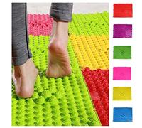 ZXCVB 2pezzi Tappetino per Massaggio ai Piedi Professionale,Tappetino per digitopressione,riflessologia Plantare,Tappetino Antiscivolo per Bagno,Tappetino Yoga,per bisogni Speciali ADHD Autismo,Rosa