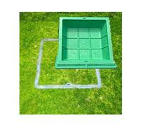 ZXCVBNAS Chiusino Pozzetto da Incasso con Base di Montaggio, Coperchio Piatto for Fossa settica Resistente, Coperchio for Fossa settica Incorporato，per Cortile, Vialetto(B70*70CM/27.5 * 27.5IN)